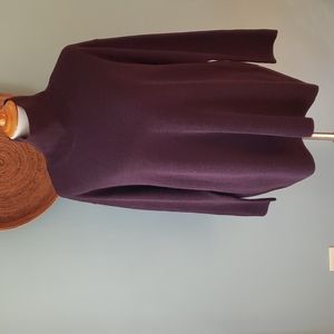 Eileen Fisher burgundy  sweater